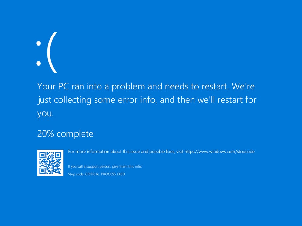 Does blue screen of death mean I need a new computer?