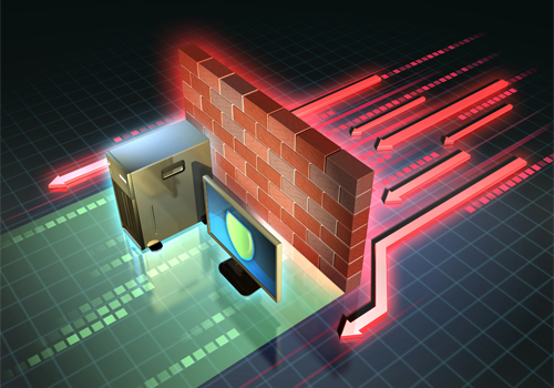 Firewall is a sturdy brick wall of protection